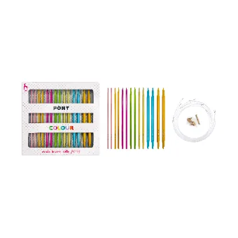 Matte coloured anodised interchangeable CKP in gift box — polka dot